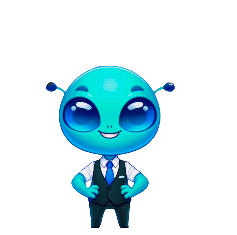 Drew's Blue Alien